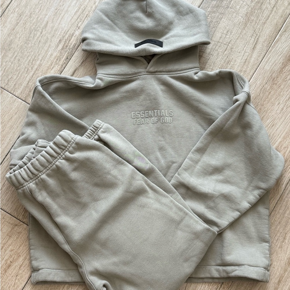 Essentials Tan Sweatpants Relaxed Fit Joggers